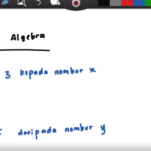 Tingkatan 1 - Bab 5 : Ungkapan Algebra